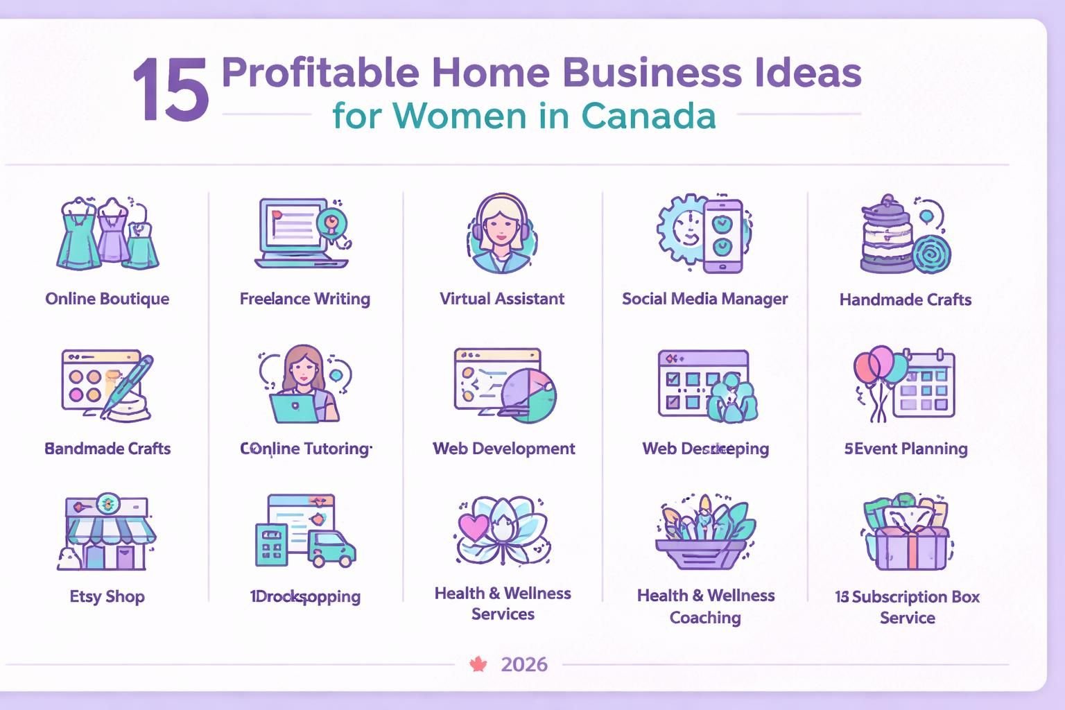 15 Profitable Home Business Ideas for Women in Canada