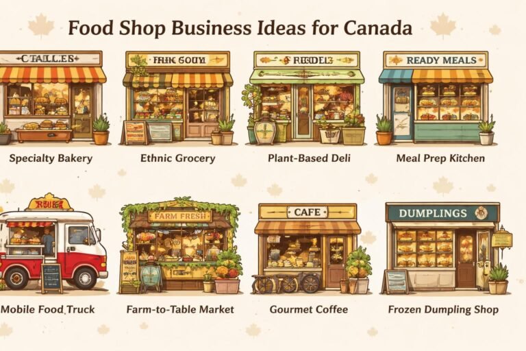 10 Profitable Food Shop Business Ideas in Canada for 2026