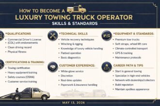 How to Become a Luxury Towing Truck Operator Skills and Standards