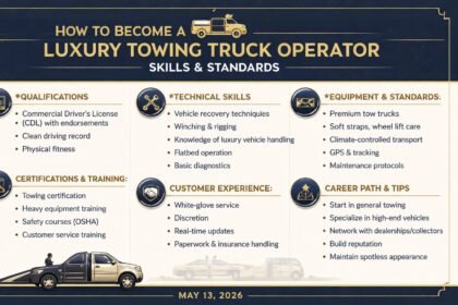 How to Become a Luxury Towing Truck Operator Skills and Standards