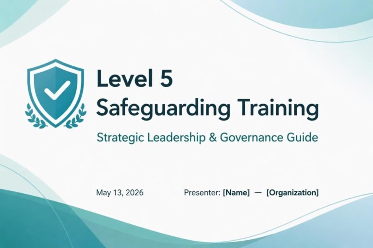 Level 5 Safeguarding Training: Strategic Leadership & Governance Guide
